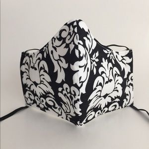 Damask Handmade Fabric Face Mask